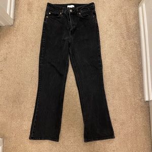 H&M High Rise Mini Flare Jean